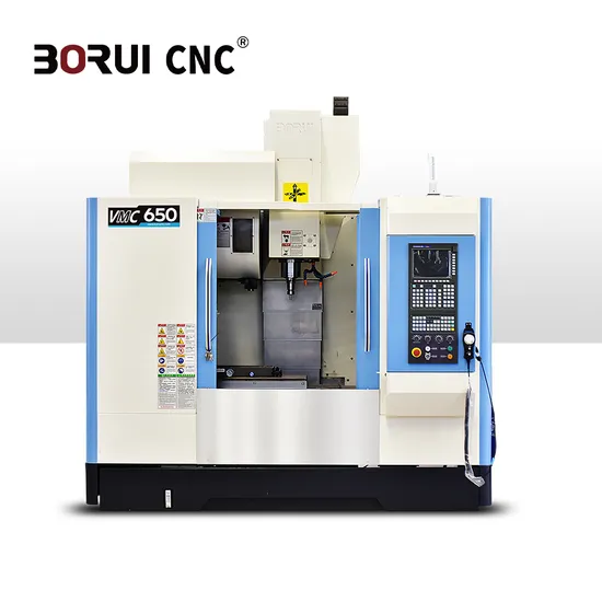 5 Axis CNC Vertical Machining Center Vmc650 Using Taiwanese Components and Fanuc Control System for