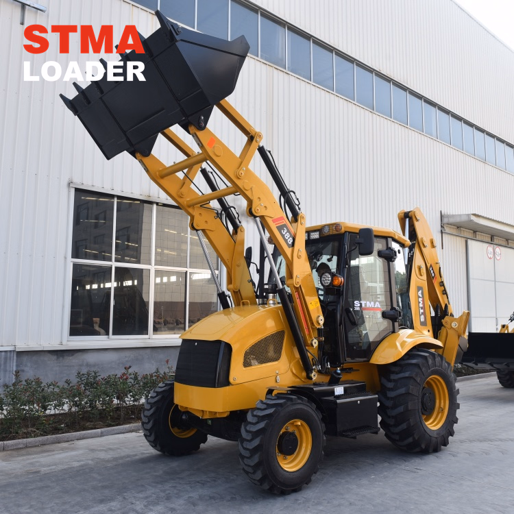 Stma Hot Sale Backhoe Loader St388 China Made Earth Moving Machine - Back Loader and Backhoe Loader